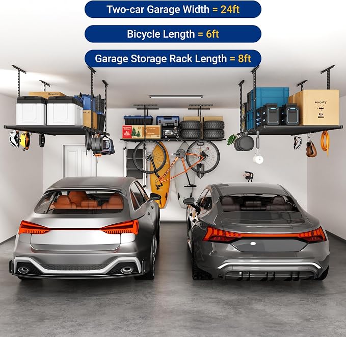 FLEXIMOUNTS 4x8 Overhead Garage Storage Rack - Image 7