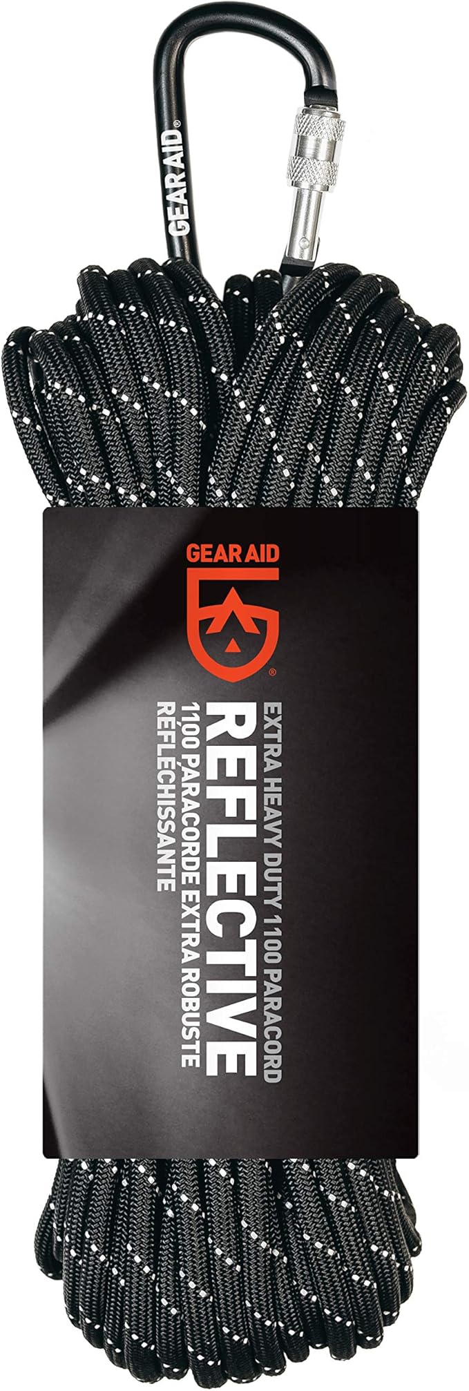 GEAR AID 1100 Paracord and Carabiner, 5.5 mm Heavy-Duty Cord by GEARAID