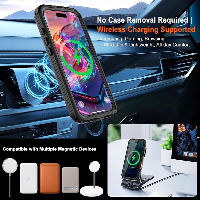 Waterproof Case for ‌iPhone 17, IP68 Certified, Military Grade Shockproof & - Image 4