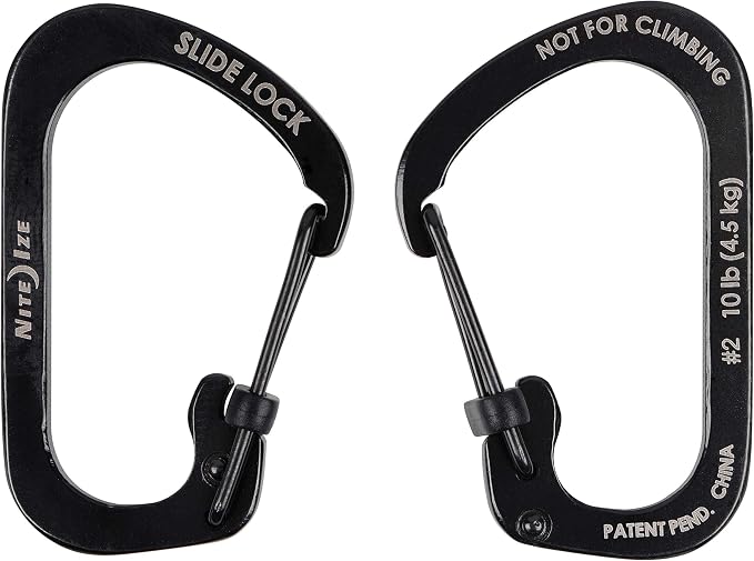 Locking Carabiner Clip, 1-3/32 in - Image 2