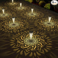 gardencave 6 Pack Solar Lights Outdoor Garden Decorative Mandala Solar Garden by gardencave