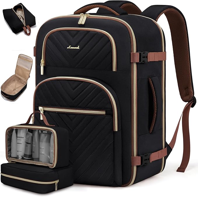 LOVEVOOK Travel Backpack Carry on Flight Approved 40L, Waterproof TSA Travel by LOVEVOOK