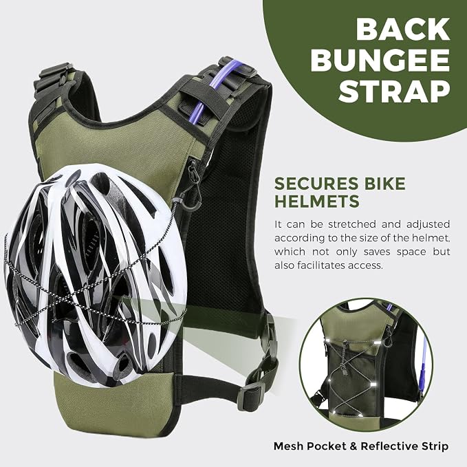 Criuage USA Original Patent Running Hydration Vest Backpack, Lightweight Chest - Image 3