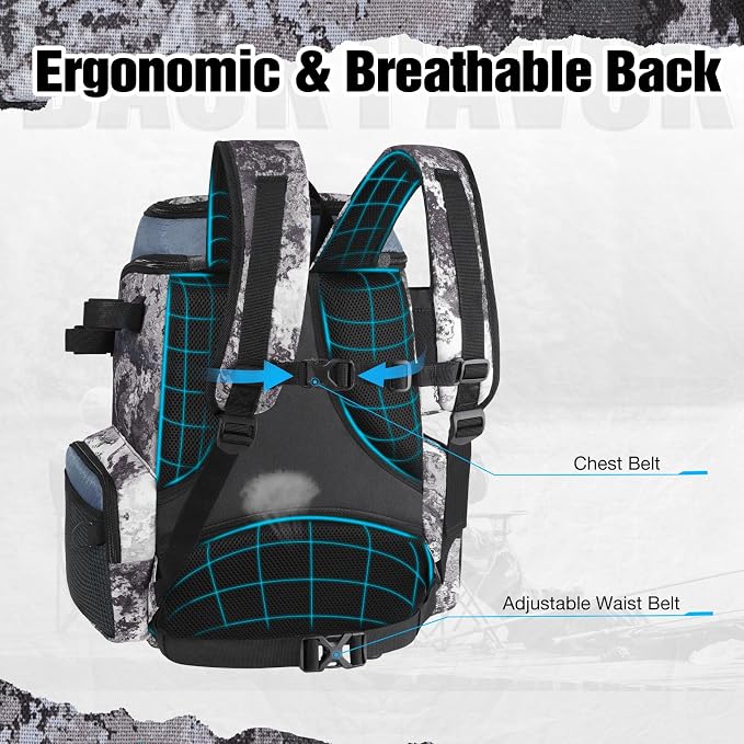 Piscifun Fishing Tackle Backpack - Image 5