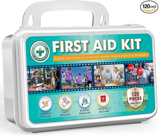 General Medi 120 Pieces Hardcase First Aid Kit by GeneralMedi