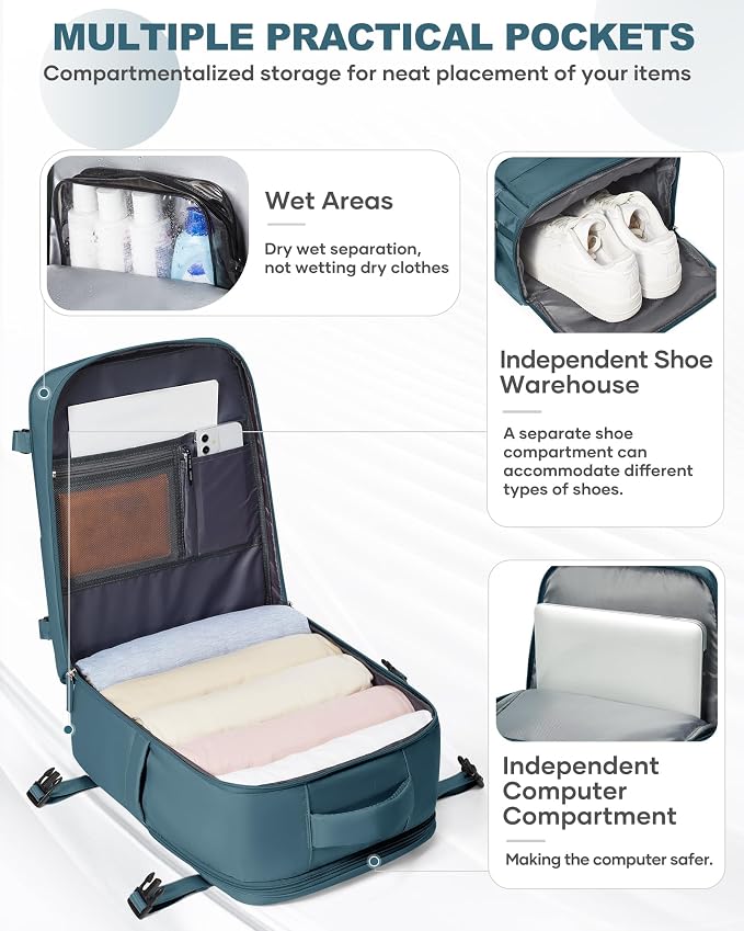 coowoz Travel Backpack Carry On - Image 6