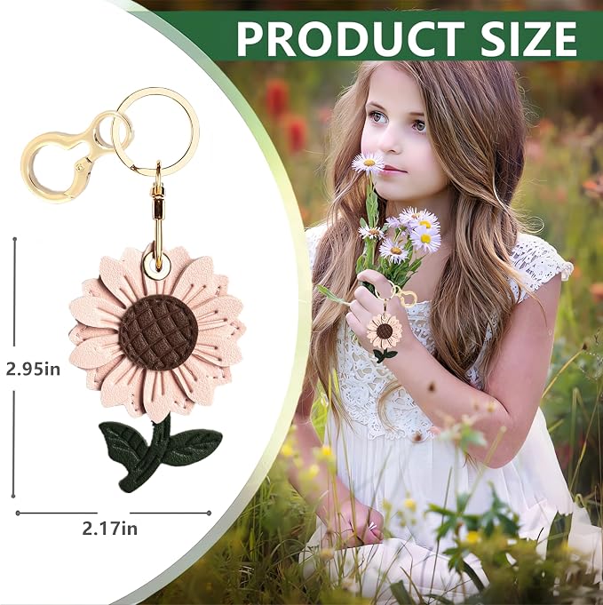 Leather Keychain Holder Case Compatible - Image 2