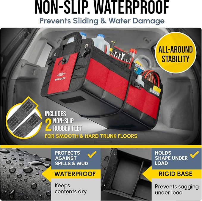 XL Trunk Organizer 3-Section Modular – Extra Large Car Storage - Image 7