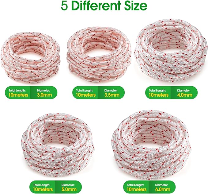RayTour Replacement Recoil Starter Rope Pull Cord - Image 4
