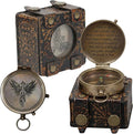 Handmade Brass Antique Compass by ELYTHOS