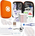 First Aid Kit Emergency Kit Camping Essentials Car-Home Orange First-Aid Bag by HOME