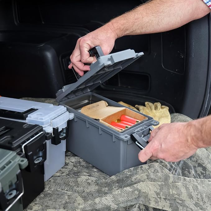 Sheffield 12792 2-Pack Ammo Storage Box, Stackable .30 Cal Field Boxes - Image 9