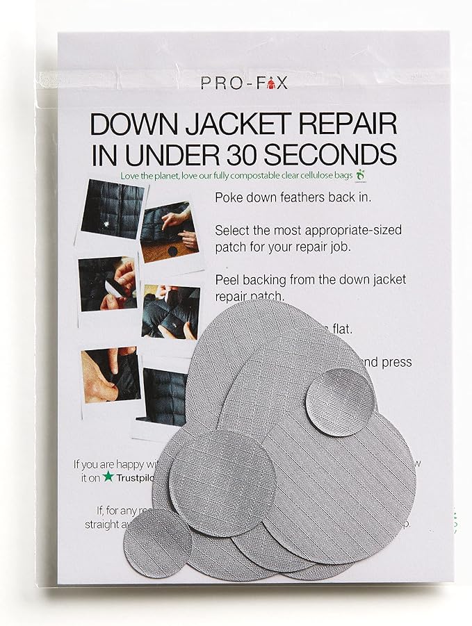 Self-Adhesive Waterproof Repair Patch Kit by DownJacketRepair