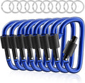sprookber 3" Locking Carabiners | Keychain Carbineers D Ring Key Clip Spring by Sprookber