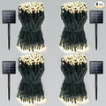 4 Pack Total 800 LED Solar Christmas Lights Outdoor, Solar String Lights by EEW