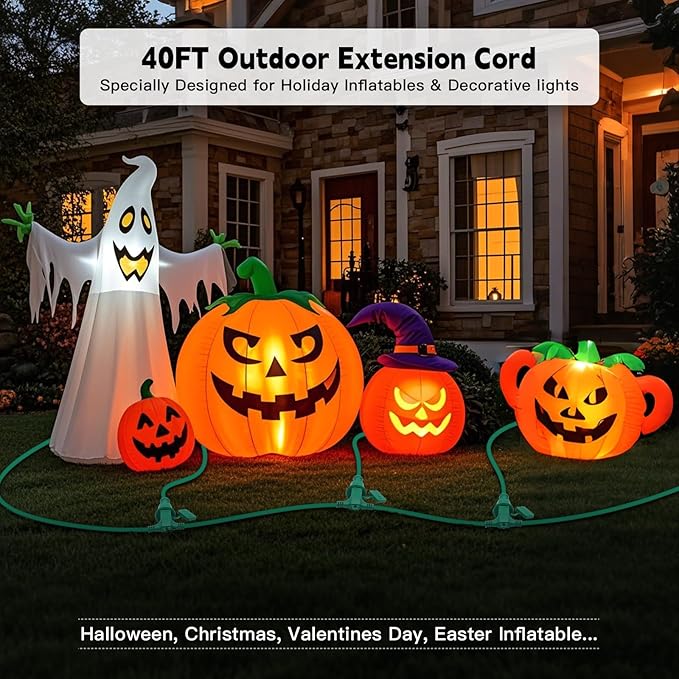 40FT Outdoor Extension Extension Cord - Image 2