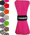 VVAAGG 1000 Pink Paracord 200FT Utility Parachute Cord 4mm Nylon String12 by ParacordSpecialist