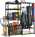 Large Sports Organizer for Garage, Ball Storage Rack Garage Sports Equipment by HOME