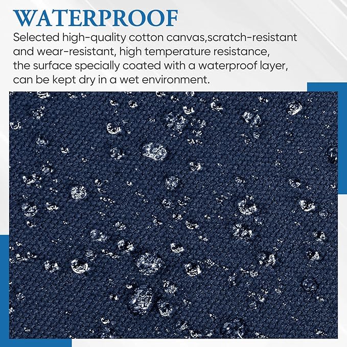 Canvas Patch 5.5 x 8 Inches 6Pcs Self-Adhesive Waterproof Canvas Patch Kit - Image 2