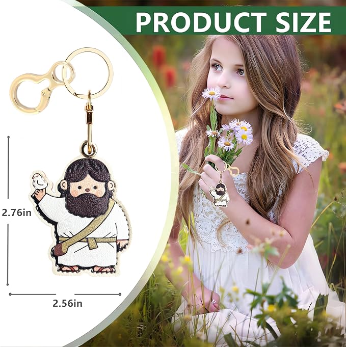 Leather Keychain Holder Case Compatible - Image 2