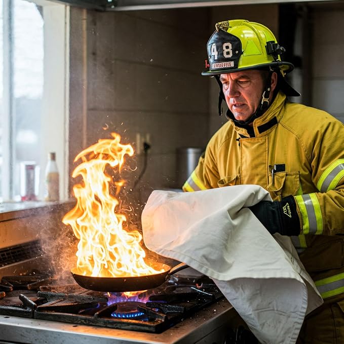 Leberna Emergency Fire Blanket for Home and Kitchen - Image 7