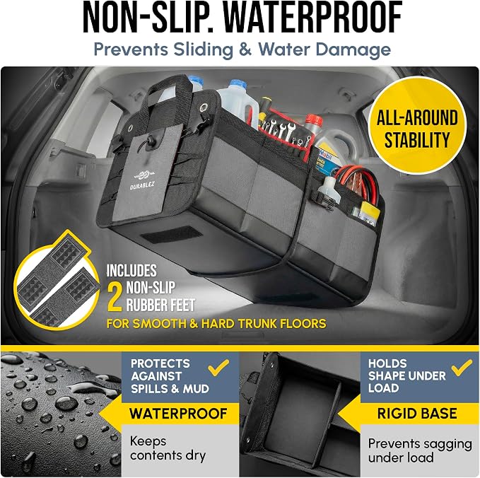3-Section Modular Trunk Organizer XL – Car Storage - Image 7