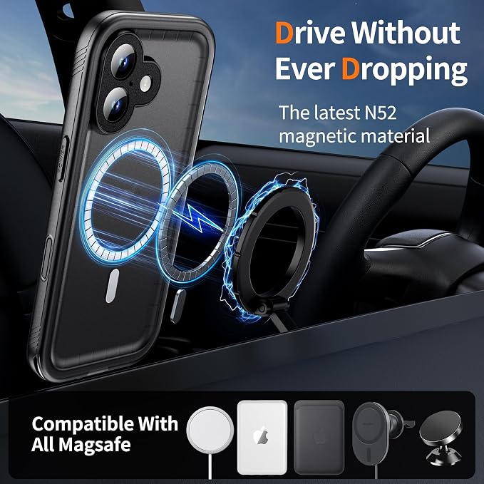 Cozycase for iPhone 17 Waterproof Shockproof Dustproof Case - Image 3