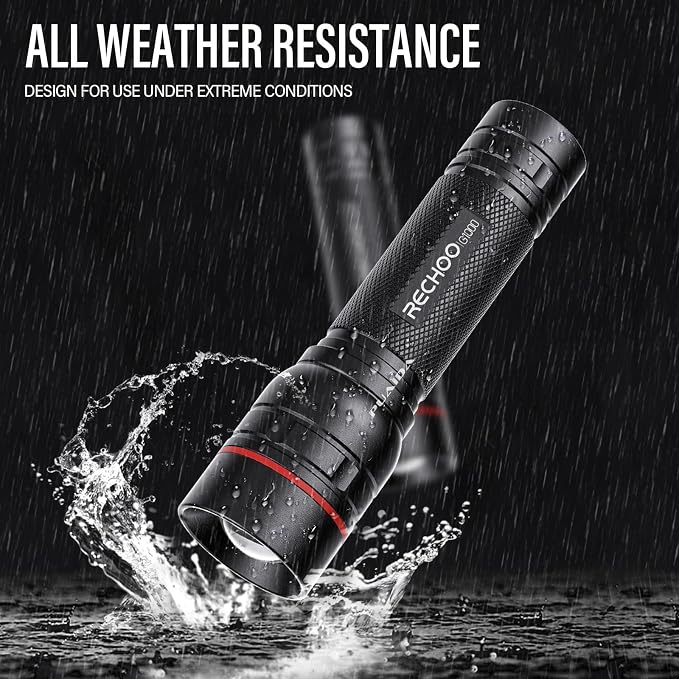 RECHOO Rechargeable Flashlights High Lumens, G1000 Super Bright Flash Light - Image 5