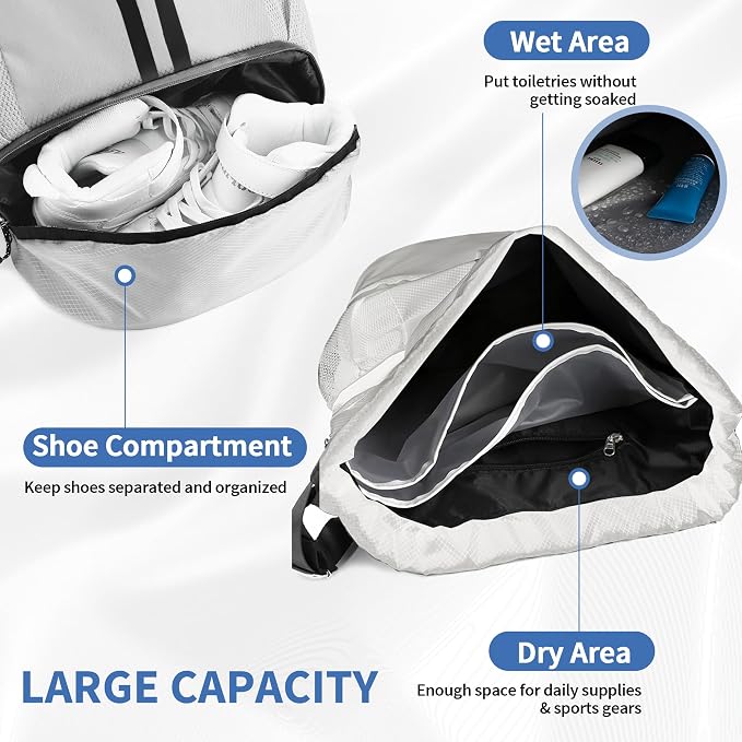 JELUTAR Drawstring Backpack Gym Bag - Image 5