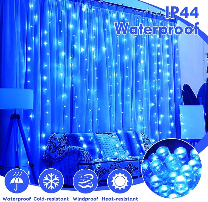 88FT 240LED Extra-Long Connectable String Lights Indoor Outdoor Clear Wire - Image 3