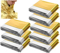 MEETSWEET Emergency Rescue Blanket Set of 8, Outdoor Survival Blanket Waterproof by MEETSWEET