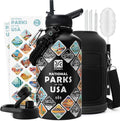 DYSANKY National Parks Water Bottle – 64 oz Insulated Stainless Steel Bottle by DYSANKY