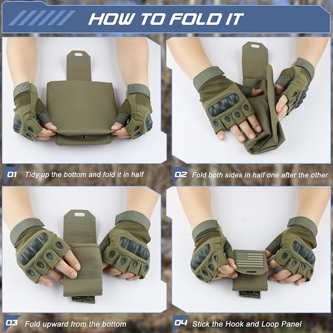 Tactical Dump Pouch for Battle Belt & MOLLE Systems | Foldable Mag Pouch - Image 7