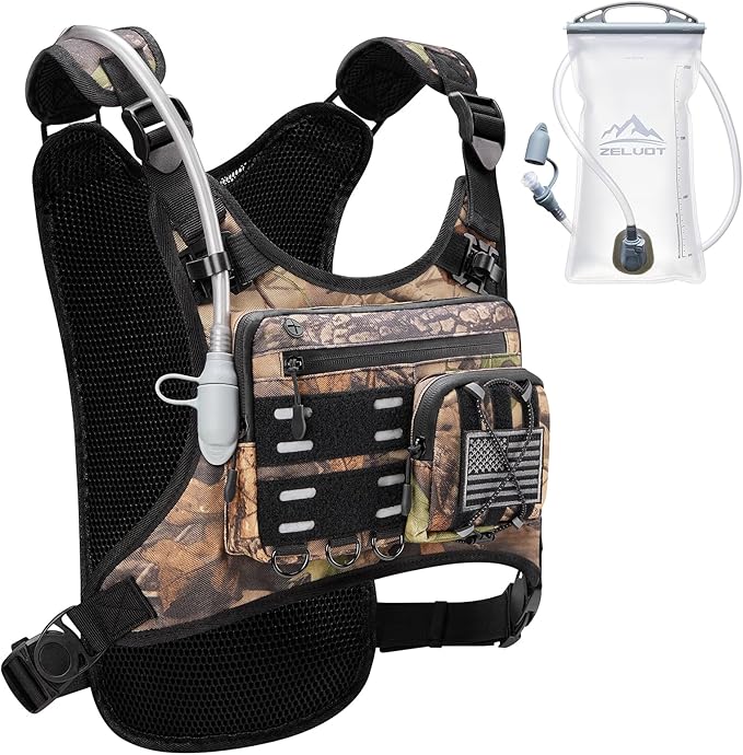 Zelvot Running Vest with 2L Water Bladder, Hydration Backpack, U.S. Original by Zelvot