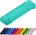 TECEUM Rope – 150 Feet x 1/4 Inch – Green Wave – Strong All-Purpose Utility by TECEUM