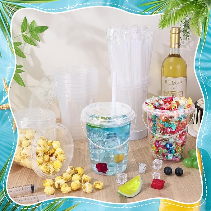 30 Sets 34 oz Drink Buckets - Image 6