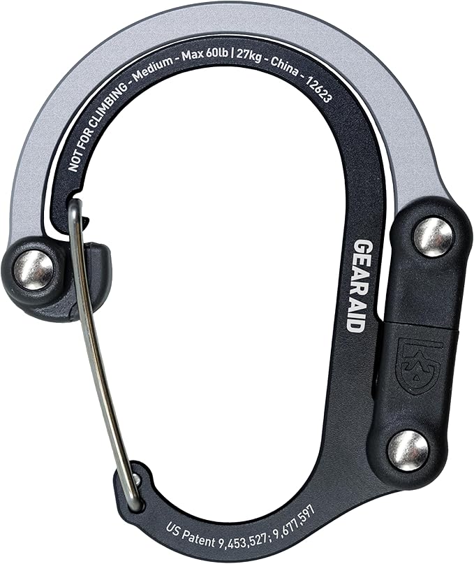 GEAR AID HEROCLIP 360° Swivel Carabiner Gear Clip and Hook - Image 2