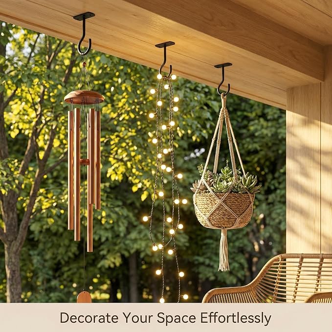 Ceiling Hooks for Hanging Plants 2Pack 2.5in, Wall Plant Hooks for Plants - Image 5