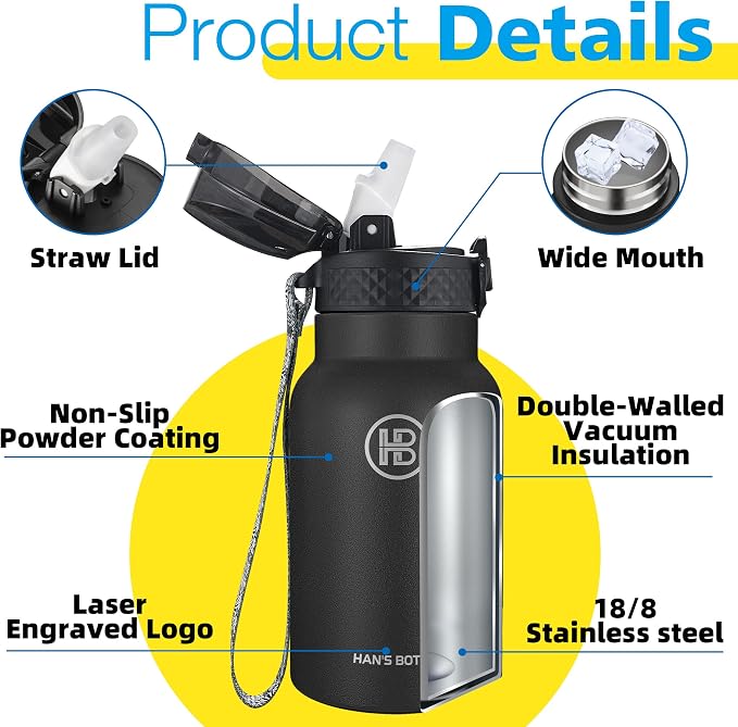 Han's Bottle Kids Water Bottle - Image 5
