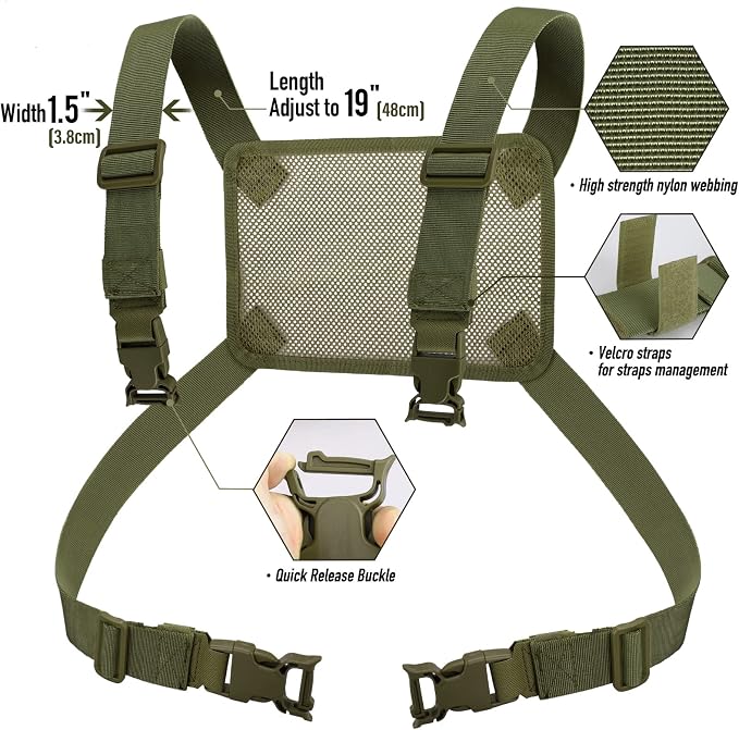 WYNEX Tactical Molle Admin Pouch of Double Layer Design, Admin Pouches Molle - Image 4