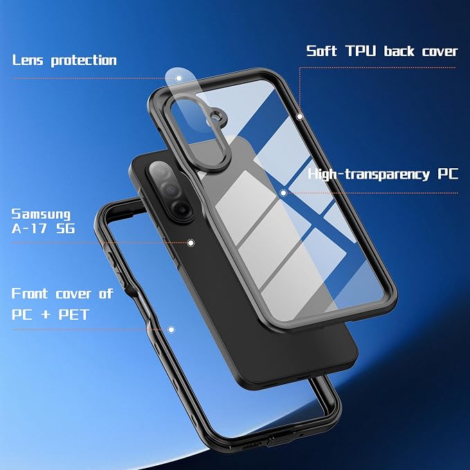 for Samsung Galaxy A17 5G Phone Case Waterproof, Rugged Full Body Underwater - Image 2