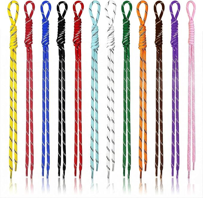 Tyqour 12PCS Paracord Keychain Rope Keychain String Braided Charms by Tyqour