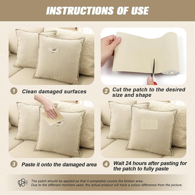 2-Piece Canvas Repair Patch Kit - Image 6