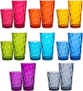 US Acrylic Optix Plastic Reusable Drinking Glasses 14oz Rocks & 20oz Water Cups by USAcrylic