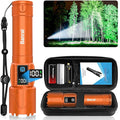 Rechargeable Tactical Flashlights 2000 High Lumens - 5000mAh Super Bright LED by Banral