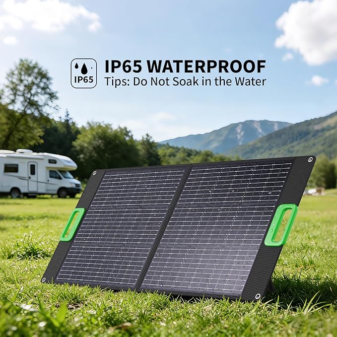 100W Portable Solar Panel for Power Station, 23.5% High Efficiency ETFE - Image 4