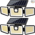 AmeriTop Solar Lights Outdoor, 2 Pack LED High Brightness Cordless Solar Motion by AmeriTop