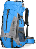 75L Hiking Backpack with Rain Cover Waterproof Camping Backpack Shoes Warehouse by W+WINTMING