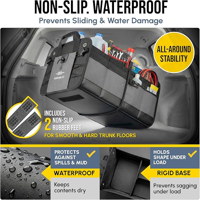 Modular 5-Section Trunk Organizer XL – Car Storage - Image 6