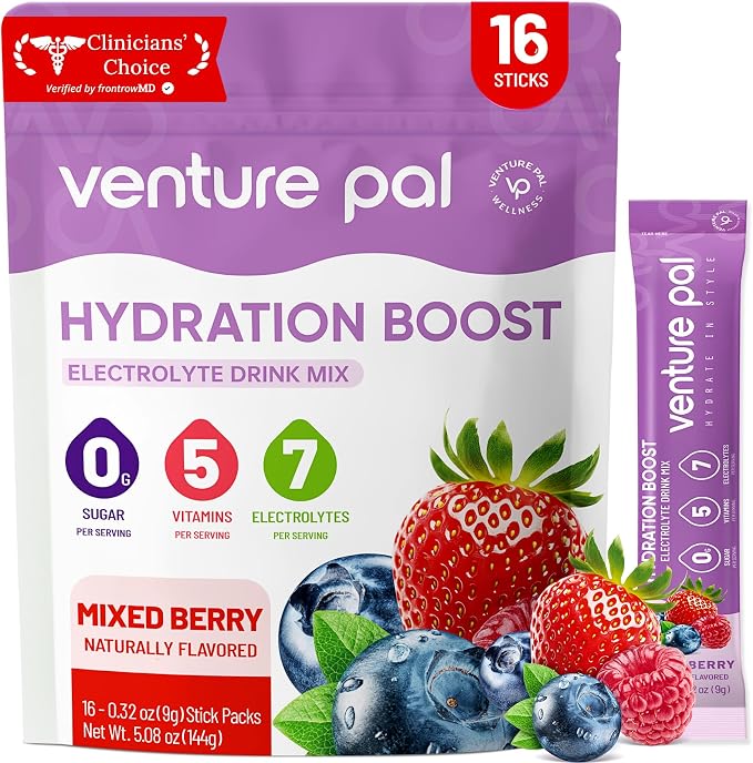 Venture Pal Sugar Free Electrolyte Powder Packets by VenturePal